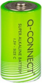 Batteri C - 2 Pak - Super Alkaline - Q Connect