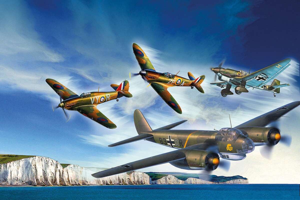 Revell - Battle Of Britain Byggesæt - 85 Jubilæum Udgave - 1 72 - 03766
