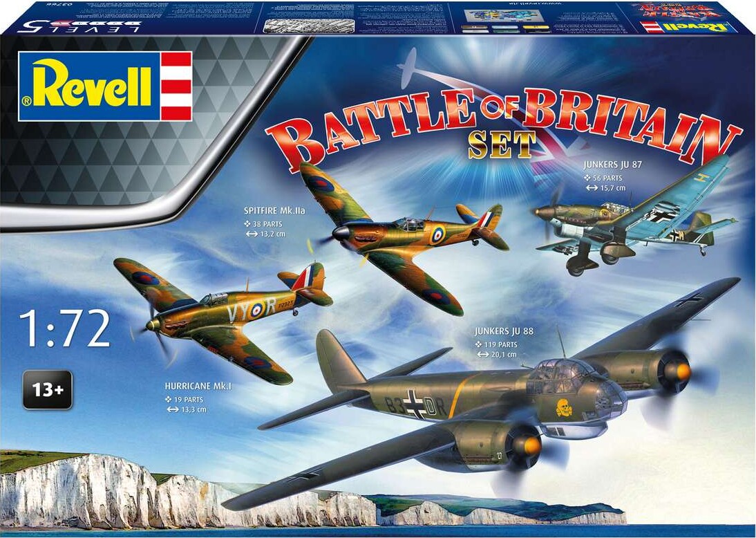 Revell - Battle Of Britain Byggesæt - 85 Jubilæum Udgave - 1 72 - 03766