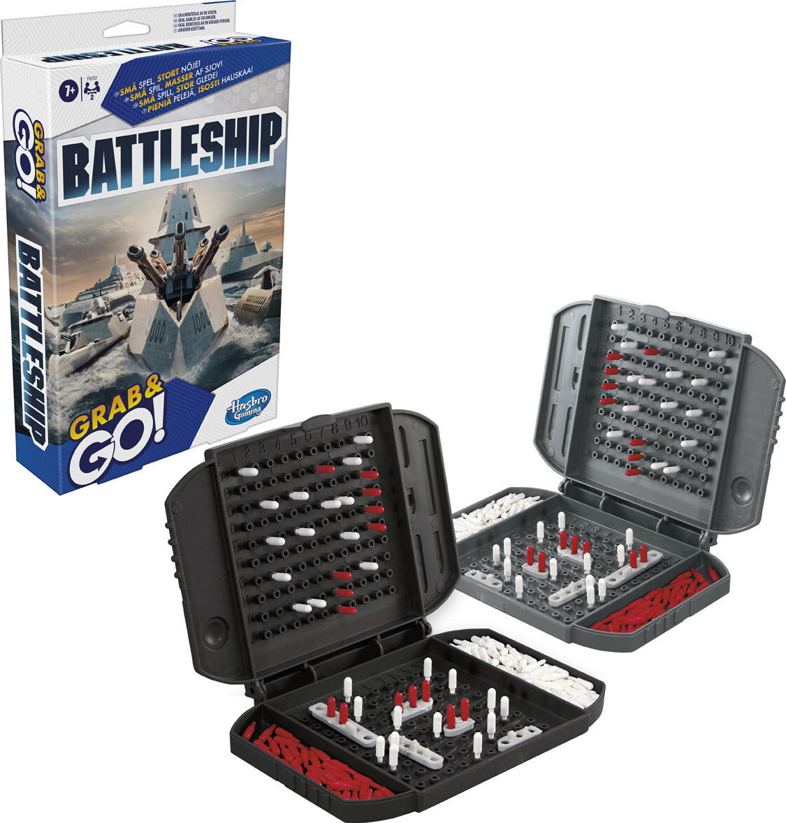 Battleship - Grab Go - Sænke Slagskibe Spil - Hasbro F8252