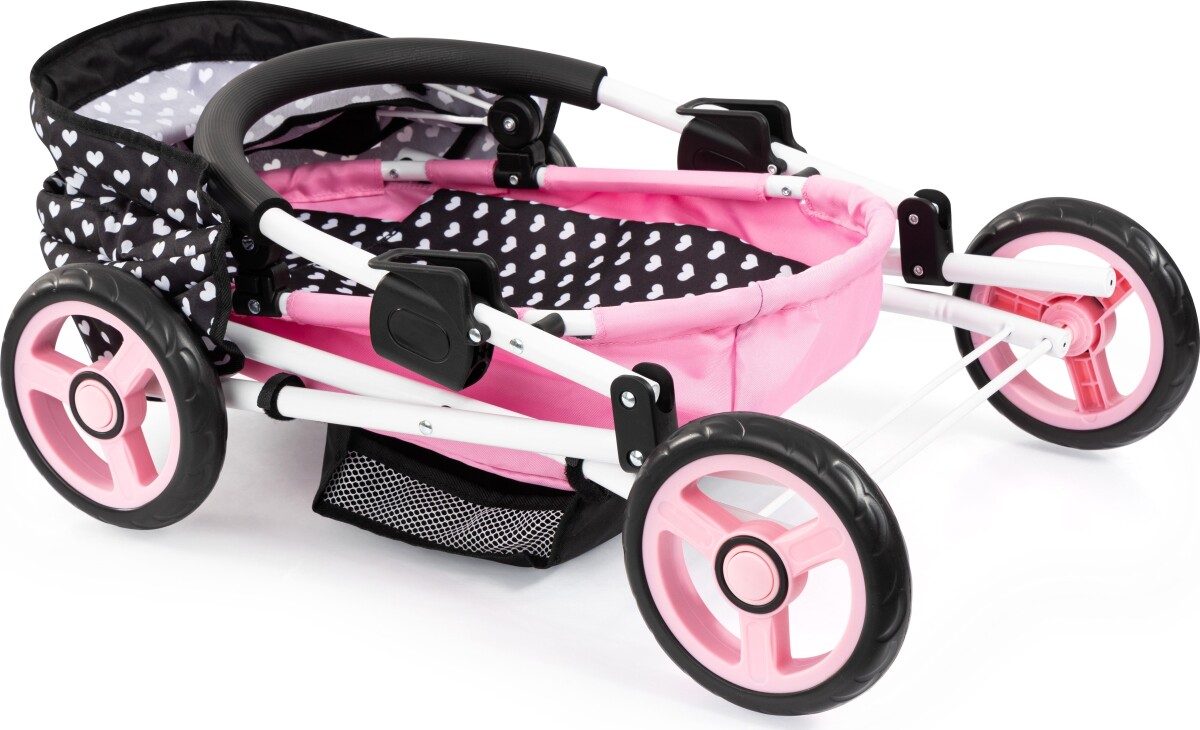 Bayer - Dukkebarnevogn Cosy - Sortpink