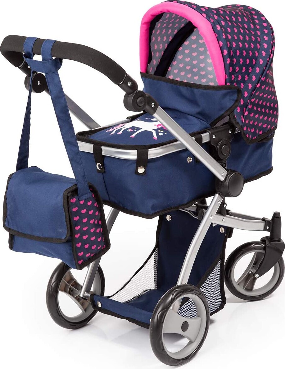 Bayer - Dukkevogn Mega Sæt - Navy