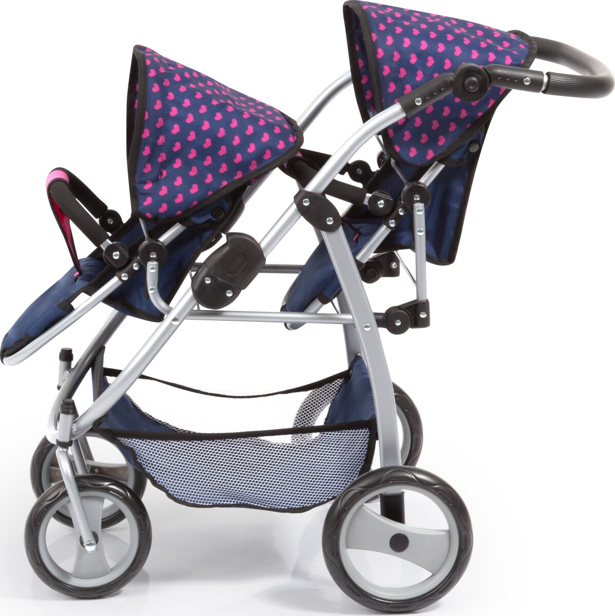 Bayer - Tvilling Dukkevogn - Navy