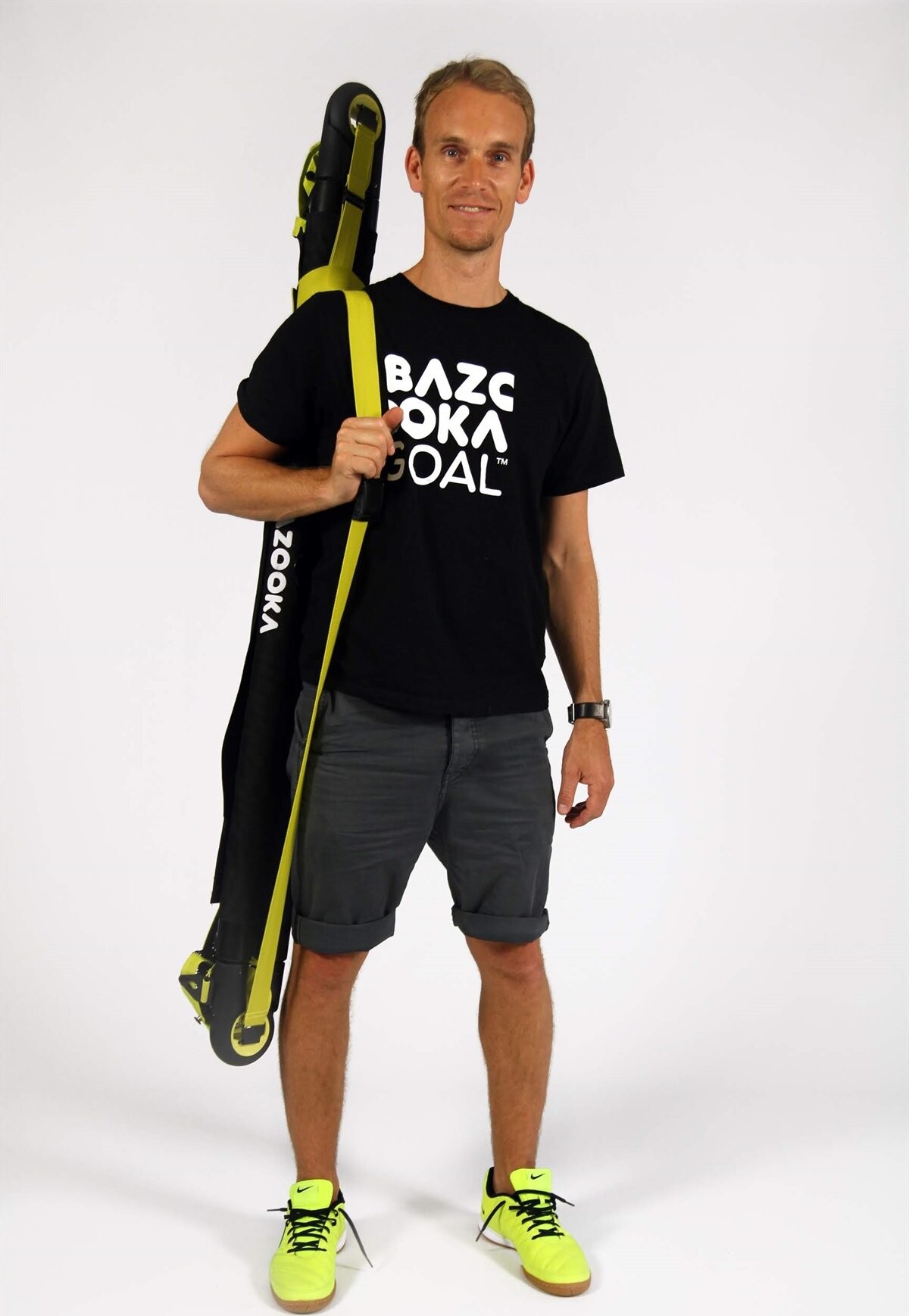 Bazooka Foldbart Fodboldmål 150 X 90 Cm