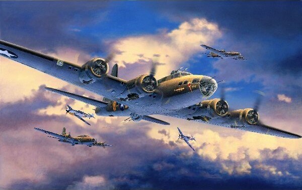 Revell - B-17F Memphis Belle Fly Byggesæt - 1 72 - 04279