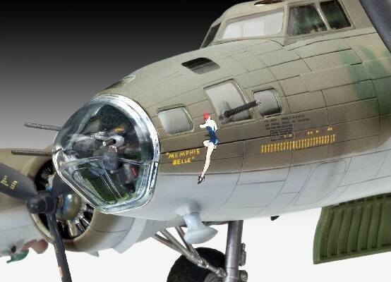 Revell - B-17F Memphis Belle Fly Byggesæt - 1 72 - 04279