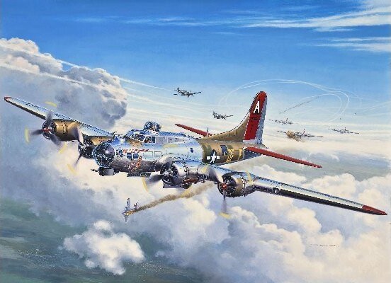 Revell - B-17G Flying Fortress Modelfly Byggesæt - 04283