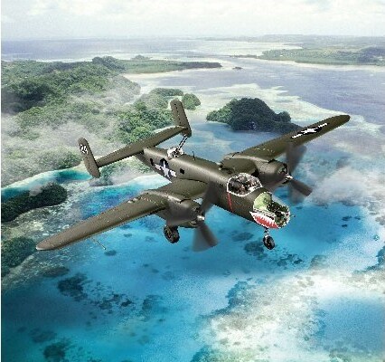 Revell - B-25 Mitchell Easy-Click-System Fly Byggesæt - 03650