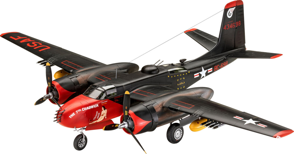 Revell - B-26C Invader Modelfly - 1 48 - Level 5 - 03823