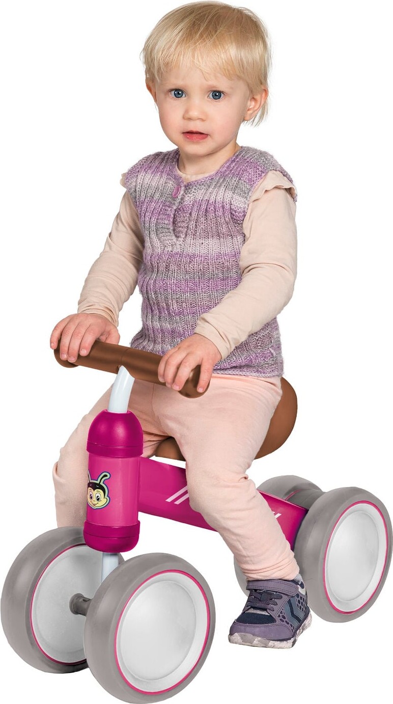 B-Beez - Gåcykel Med 4 Hjul - Pink - Vn 5541114