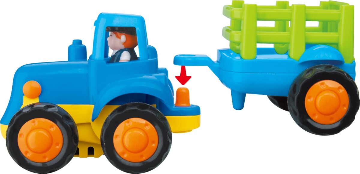 B Beez Junior Arbejdsbil Med Bevægelige Dele Og Friktion