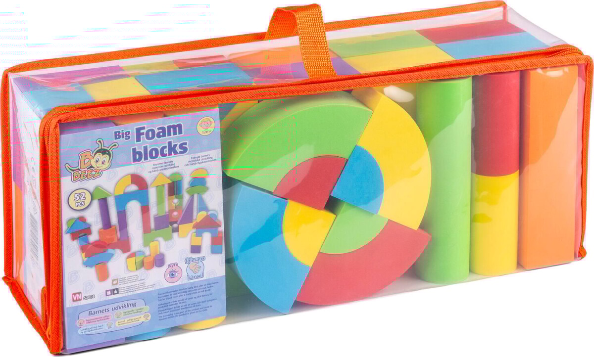 B-Beez - Store Skumklodser Til Børn - 52 Dele - Vn 53008