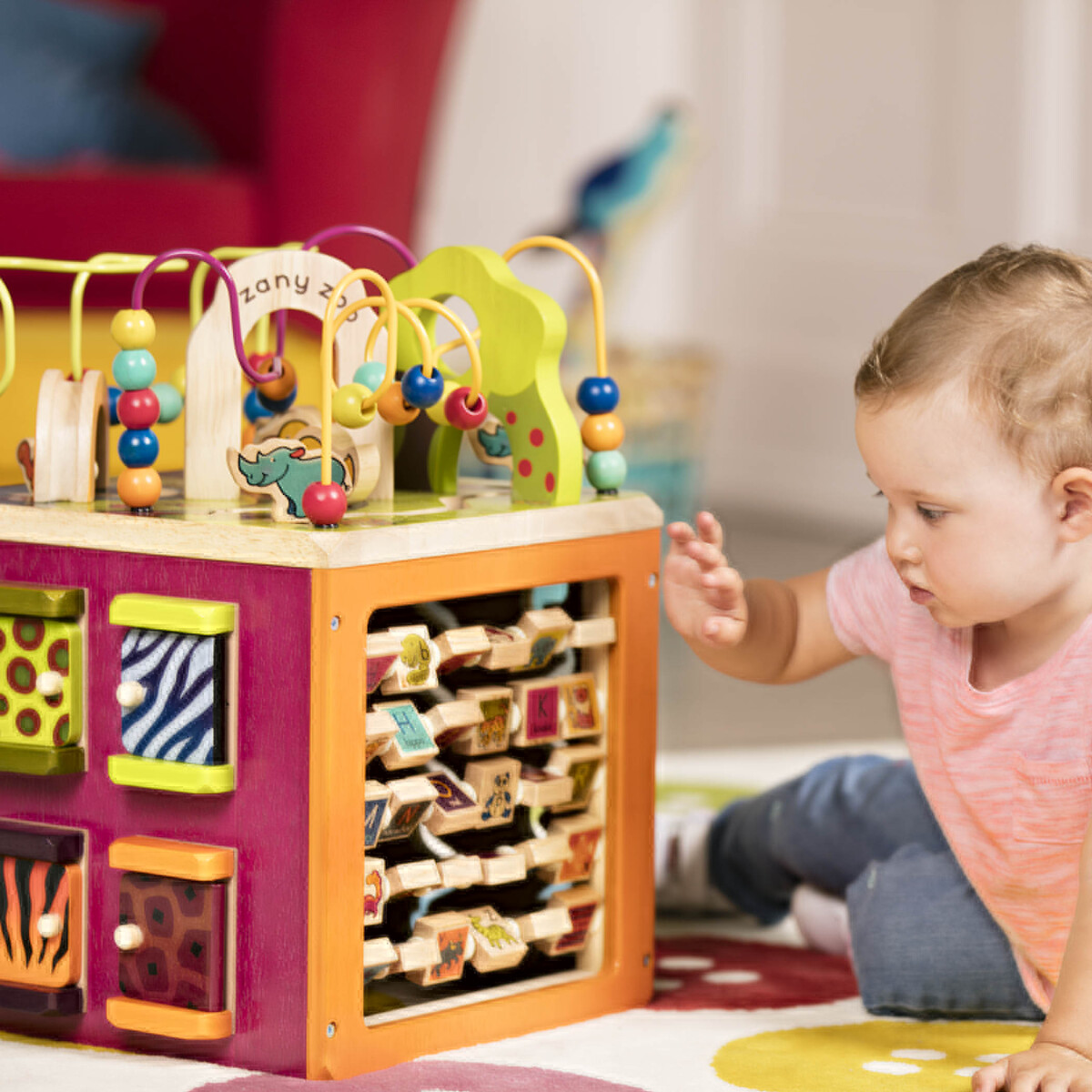 B Toys - Stort Aktivitetscenter I Træ 1004