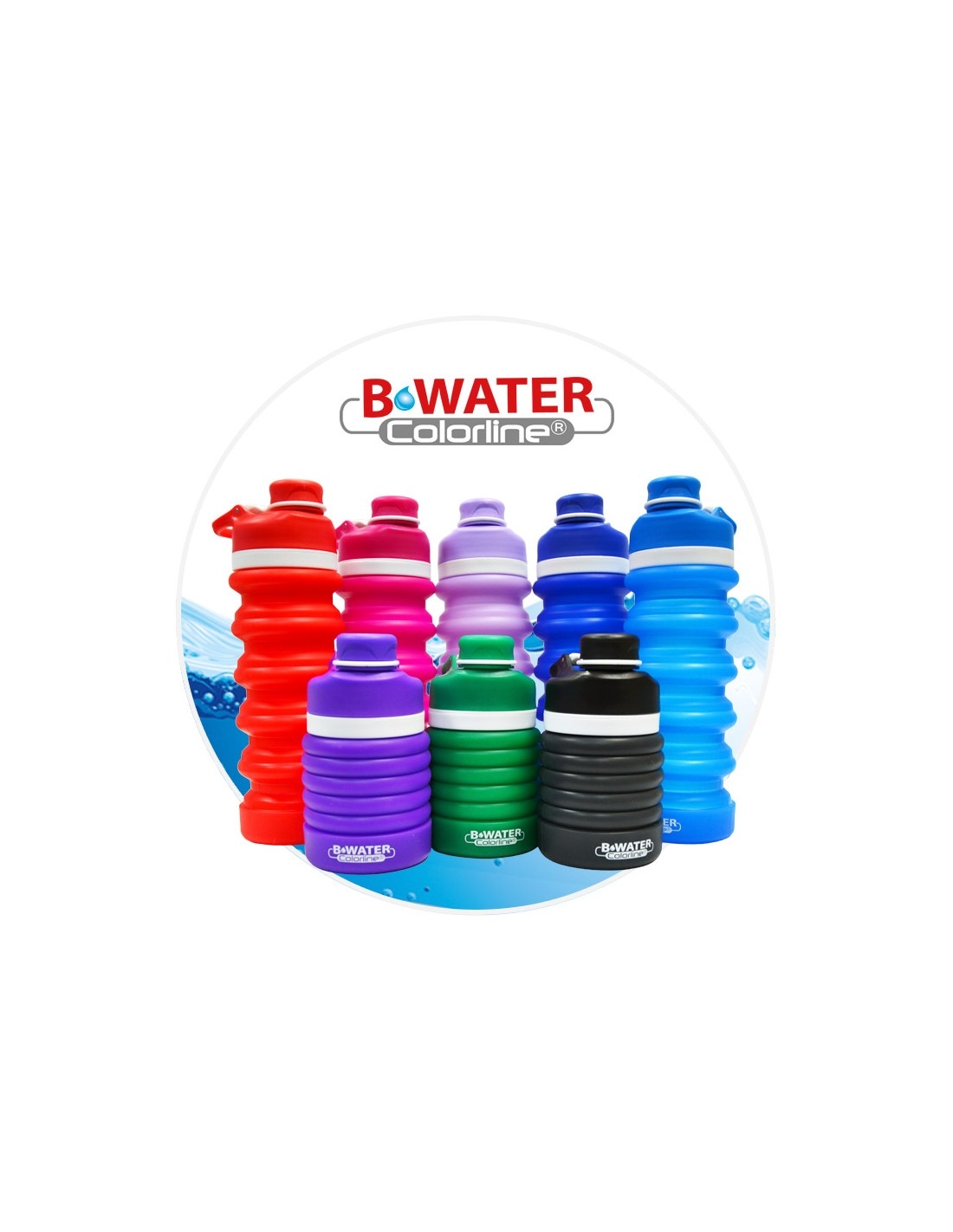 B-Water Flex Drikkedunk 550 Ml - Assorteret