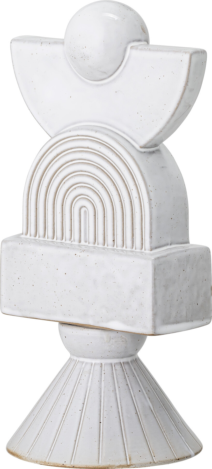 Bloomingville - Beatrice Dekoration - Hvid - Stentøj