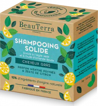 Beauterra - Shampoobar - Fedtet Hår - 75