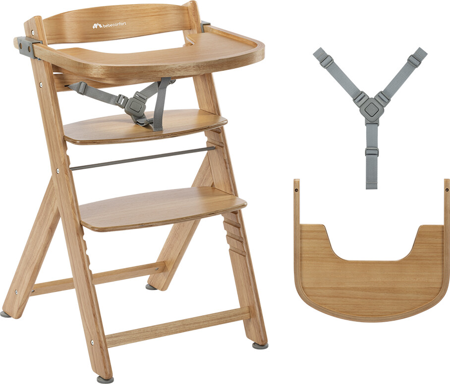 Bebeconfort - Timba2 High Chair - Natural Wood