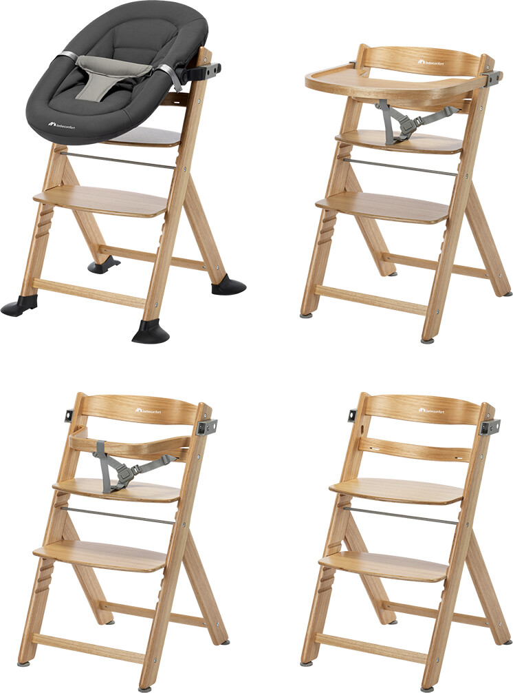 Bebeconfort - Timba2 High Chair - Natural Wood
