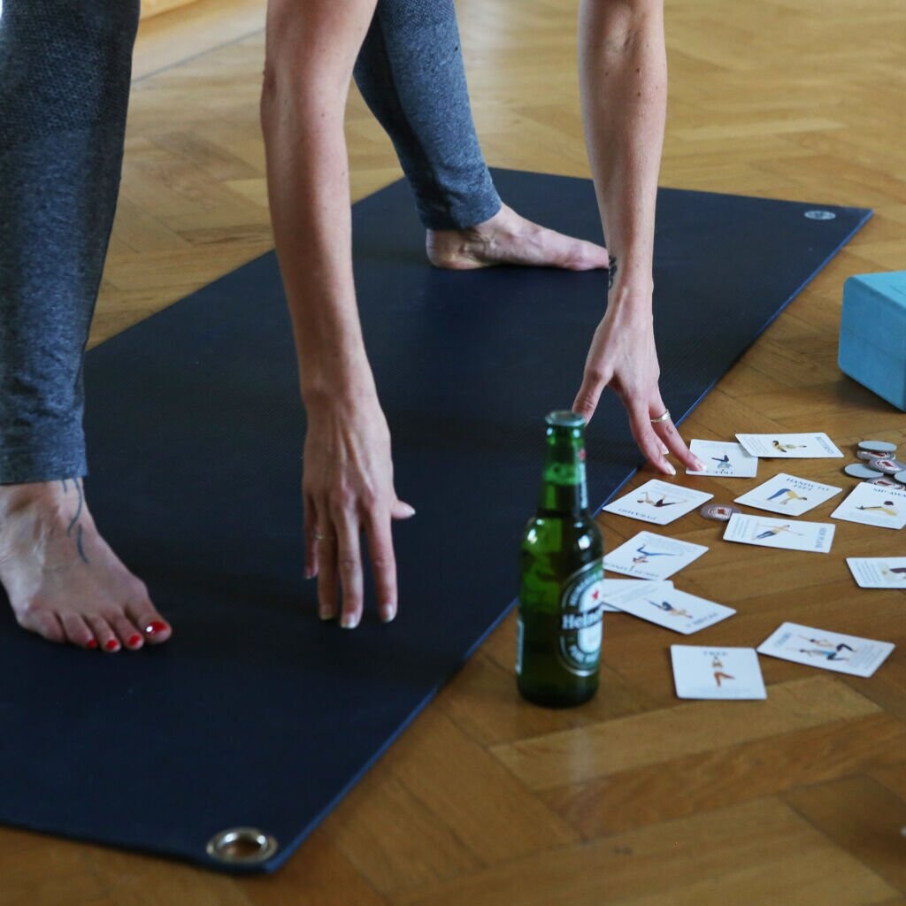 Beer Yoga Kort Spil