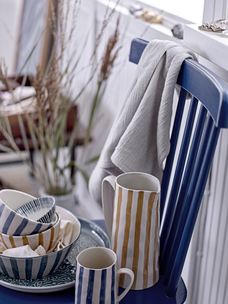 Creative Collection - Begonia Skål - Grøn - Stentøj Keramik