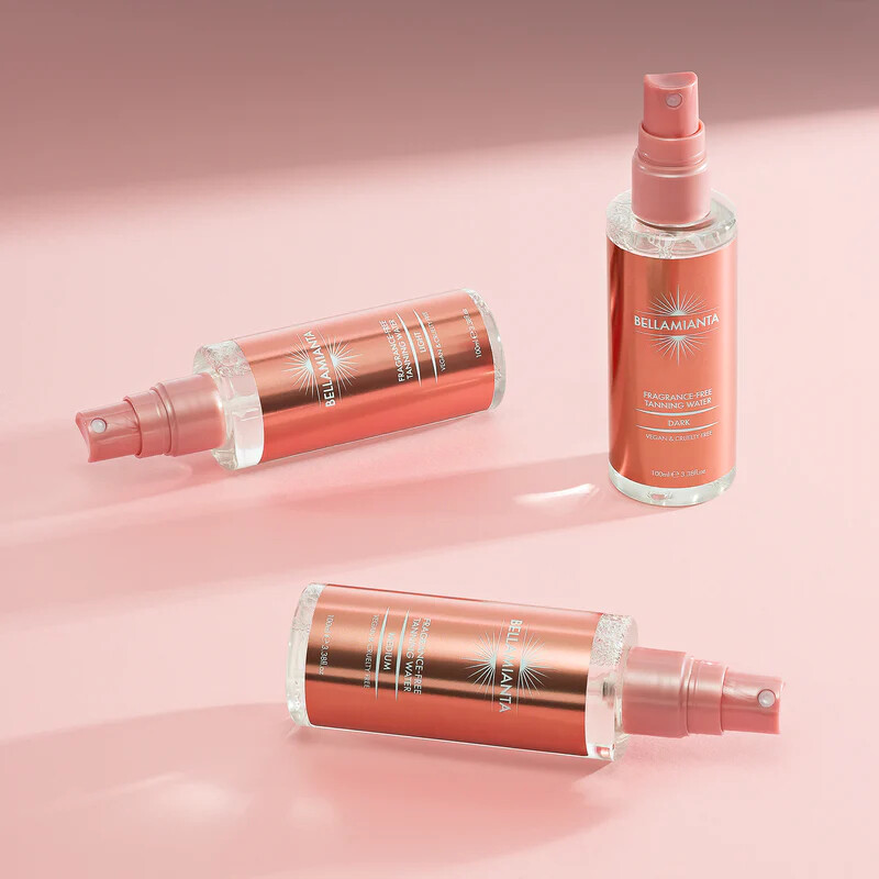 Bellamianta - Fragrance Free Tanning Water Medium 100 Ml - Selvbruner