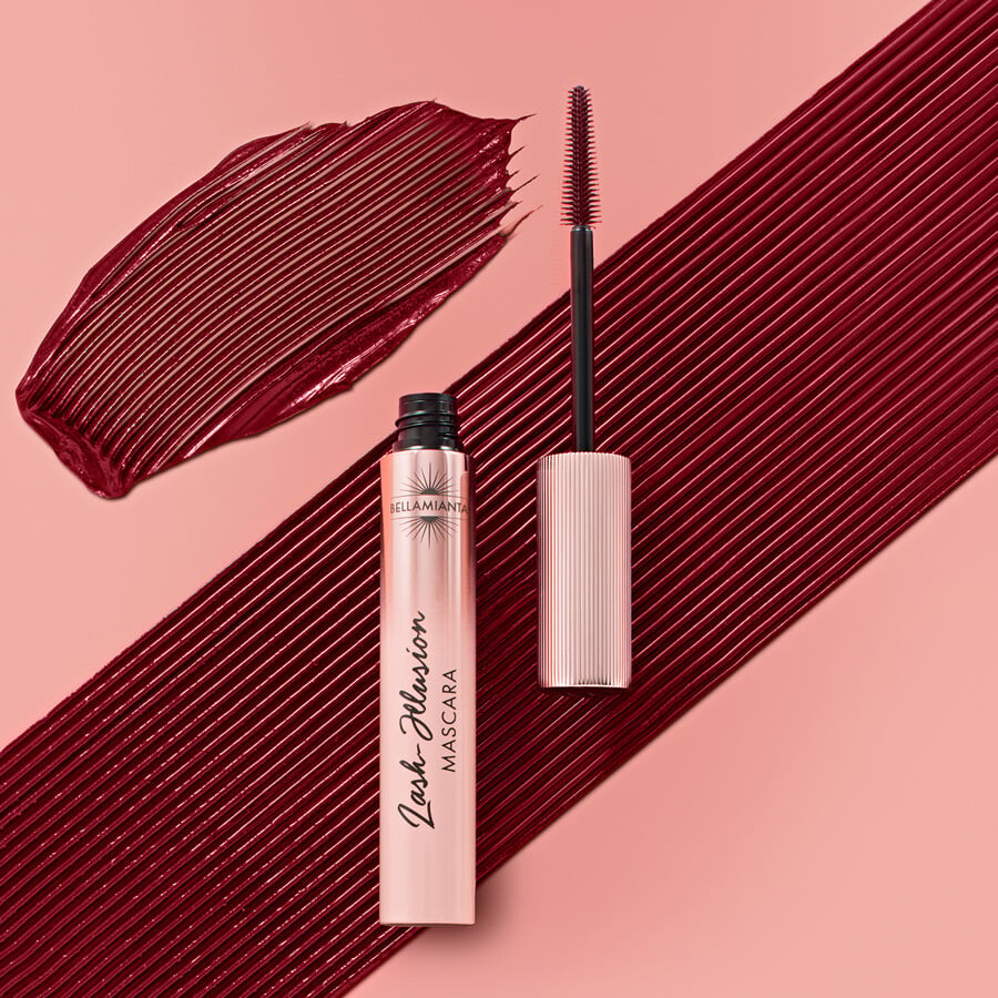 Bellamianta - Lash Illusion Mascara - Burgundy - 12 Ml