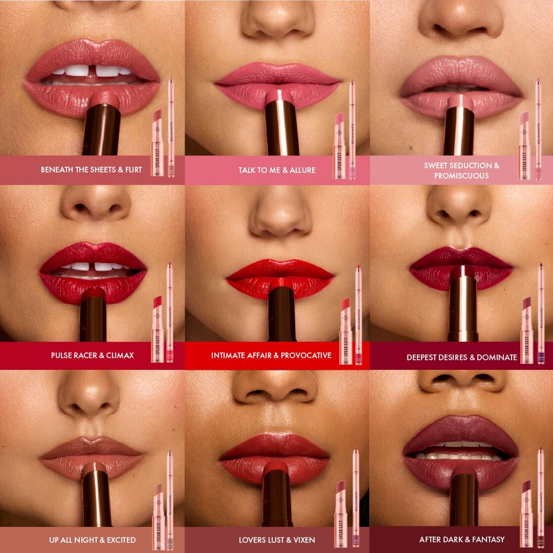 Bellamianta - Speakeasy Lipstick - After Dark - 3G - Læbestift