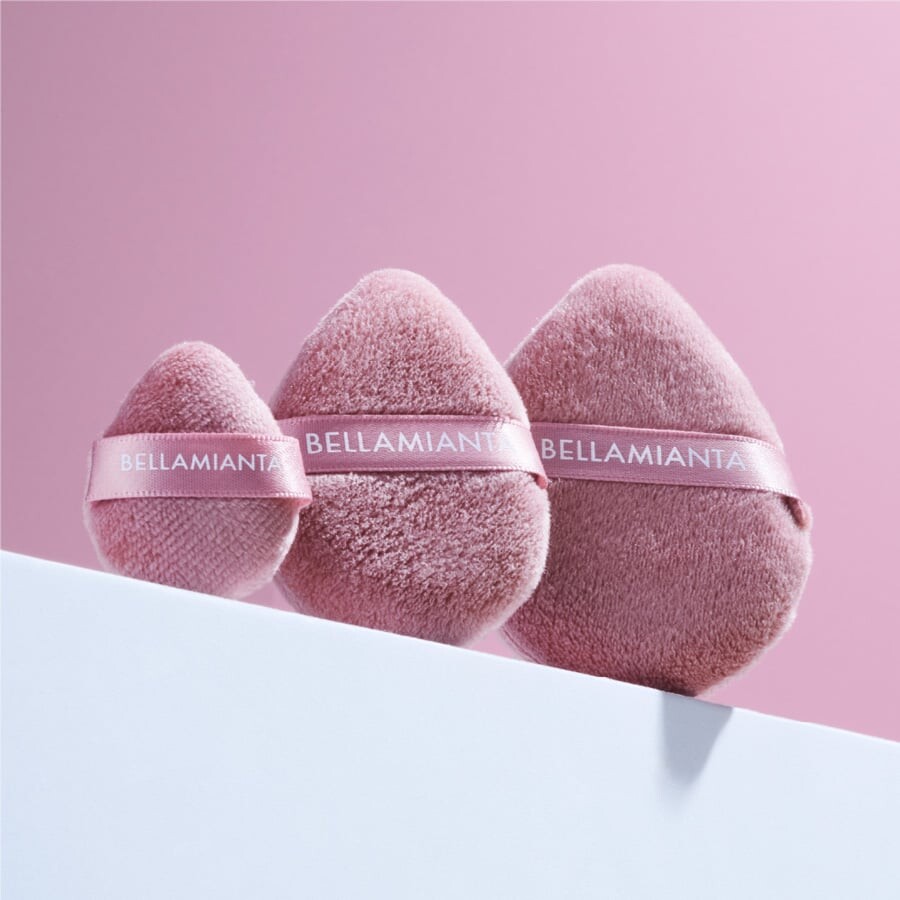 Bellamianta - Velvet Powder Puffs - 3 Stk