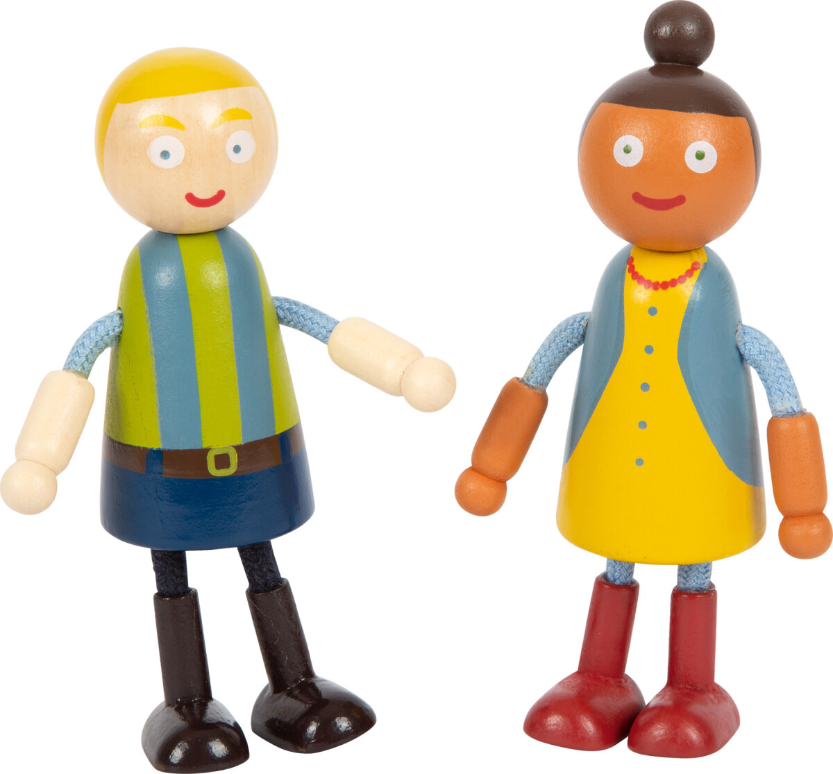 Dukker Til Dukkehus - Familie Med Kørestol - 6 Stk - Small Foot