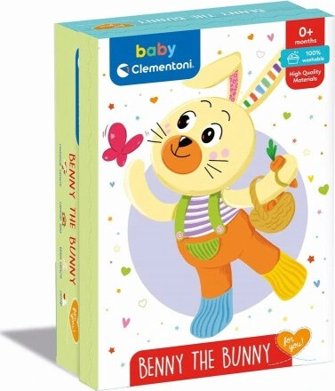 Baby Clementoni - Kanin Bamse - Benny The Bunny - Plys Kanin