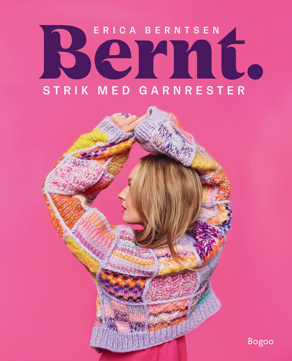 Bernt Strik Med Garnrester