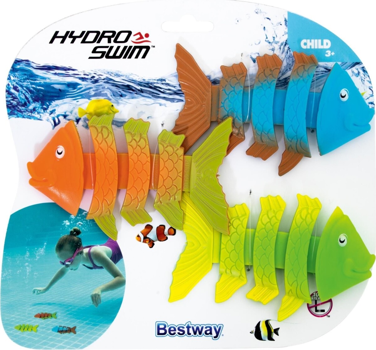 Bestway - Hydro Swim Fisk - 3 Stk