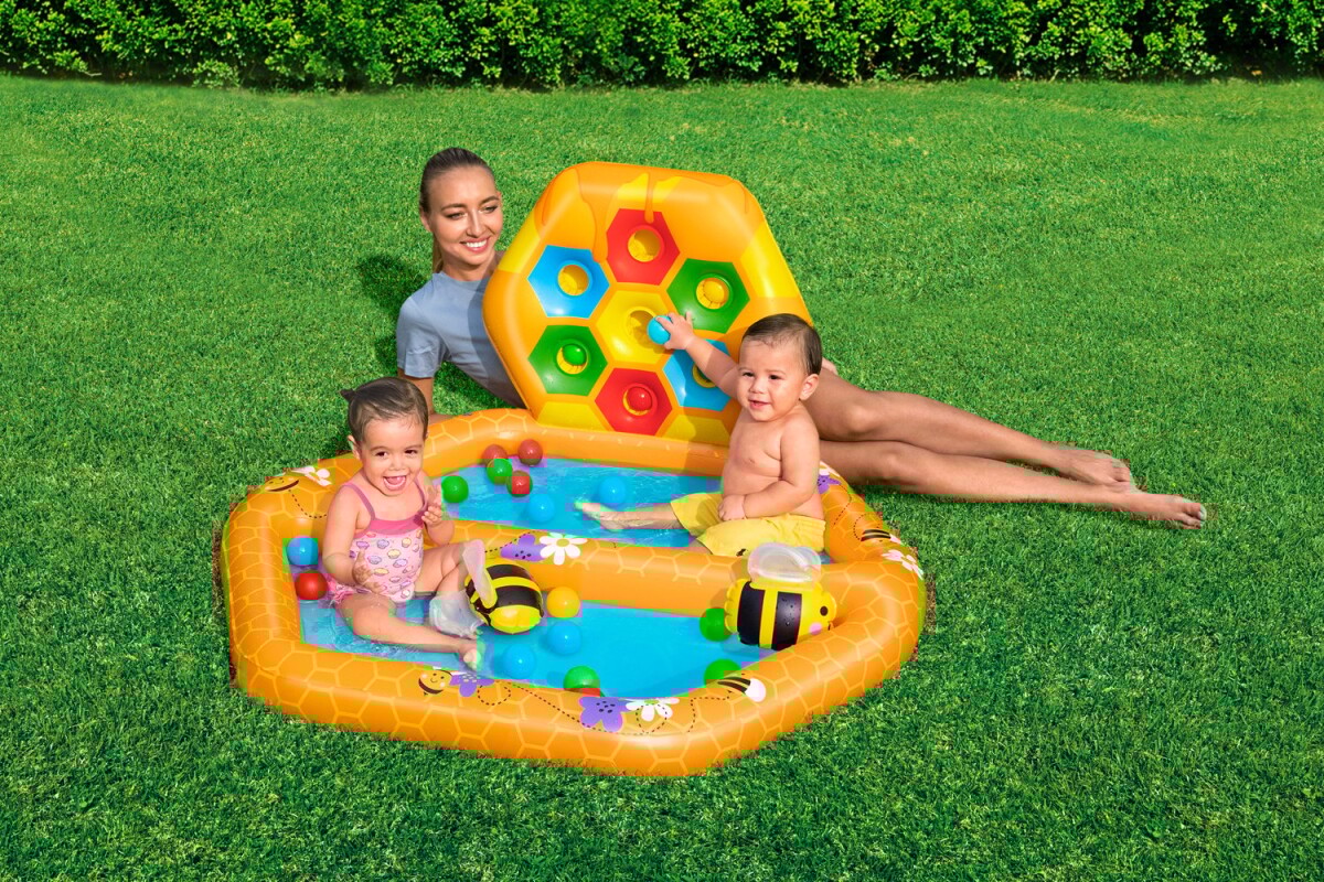 Bestway - 2-I-1 Soppebassin Og Boldbassin - Lille Bikube - 52639