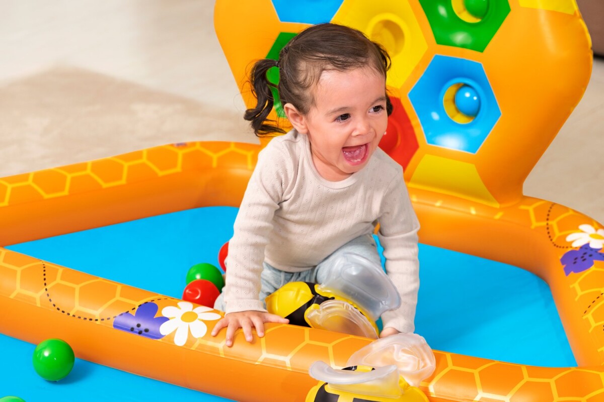 Bestway - 2-I-1 Soppebassin Og Boldbassin - Lille Bikube - 52639