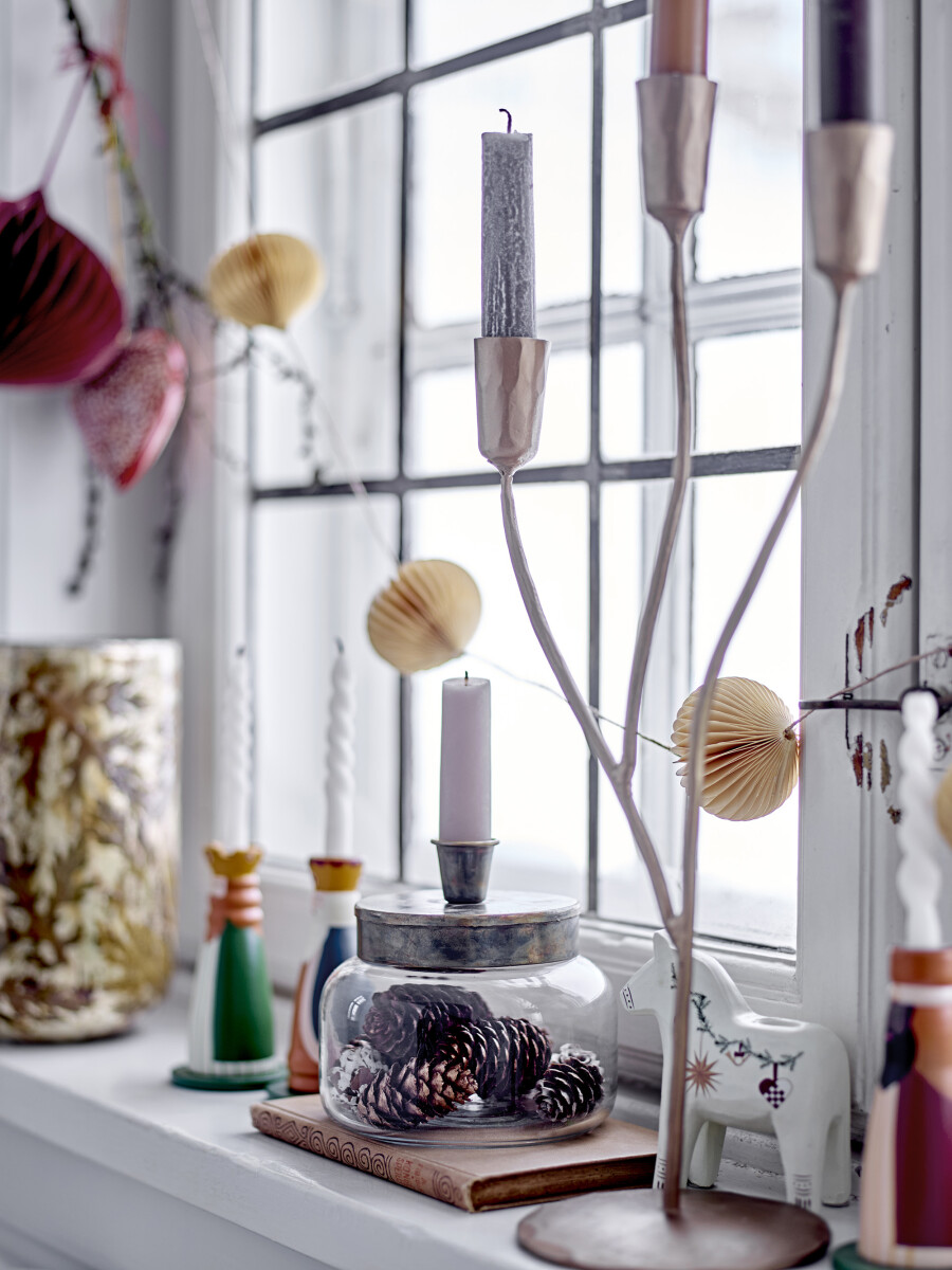 Bloomingville - Betiel Lysestage - Grøn - Lotus - 3 Stk