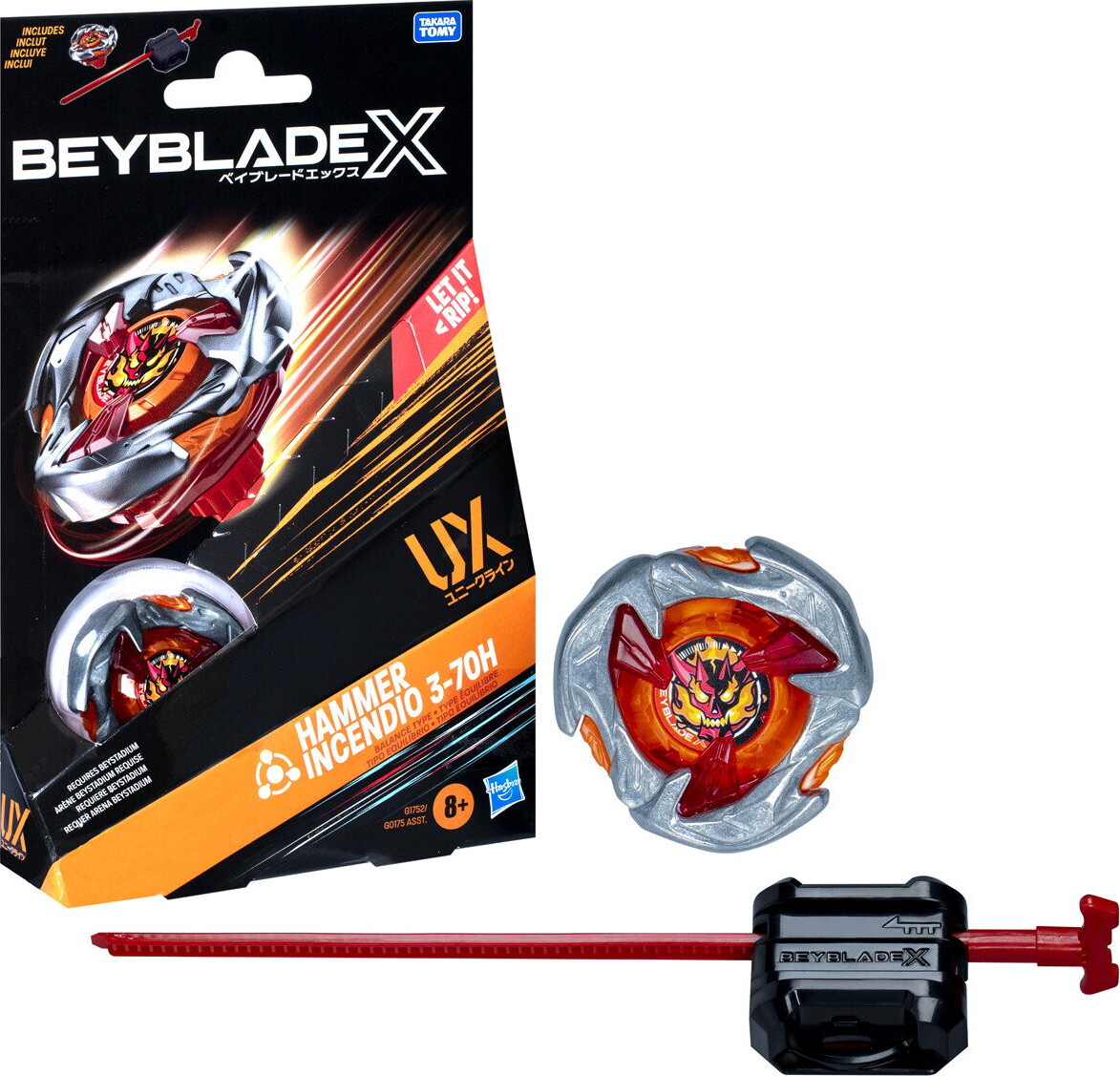 Beyblade X - Bx Ux Top Starter Pack - Assorteret - Hasbro G0175