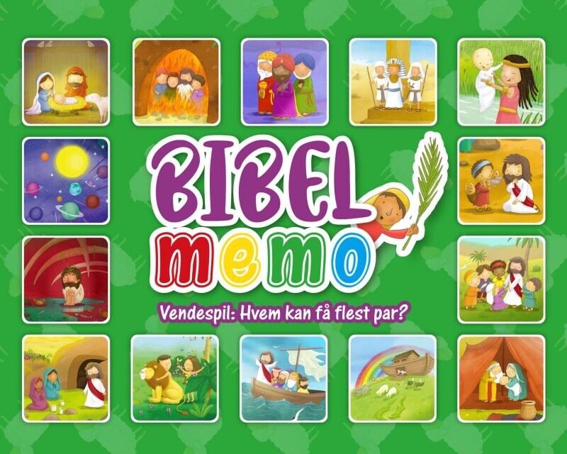Bibel Memo - Vendespil Til Børn