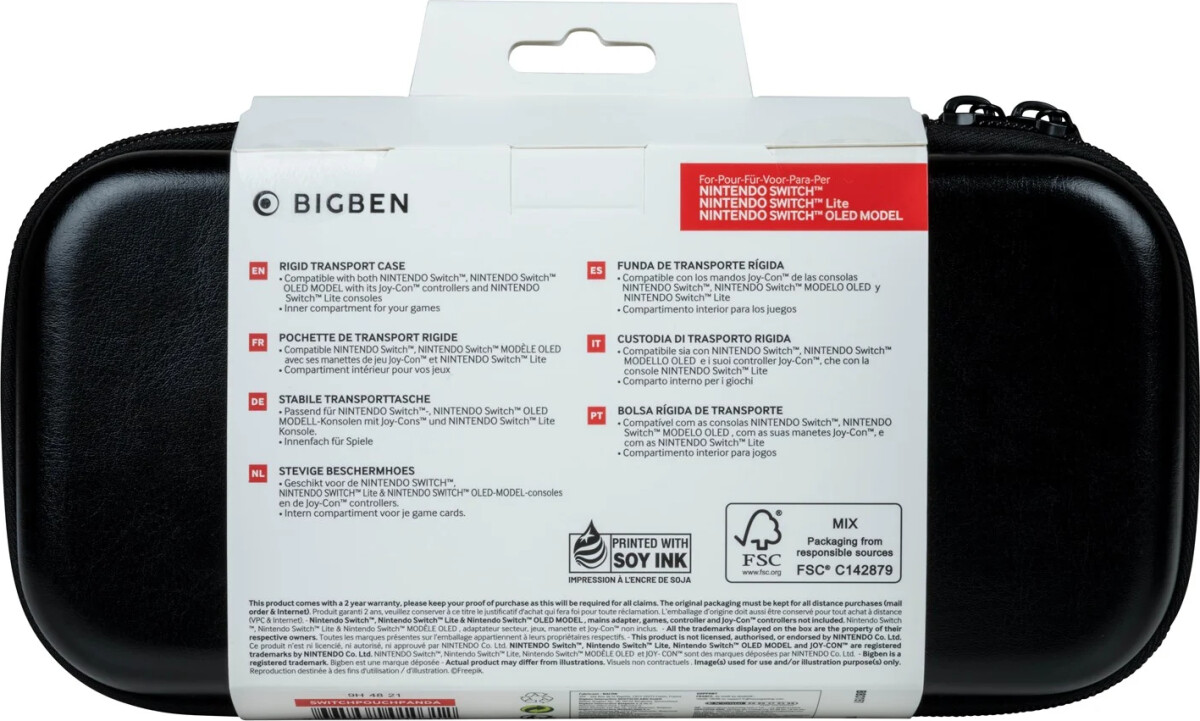 Big Ben 3D Panda Pouch Nintendo Switch
