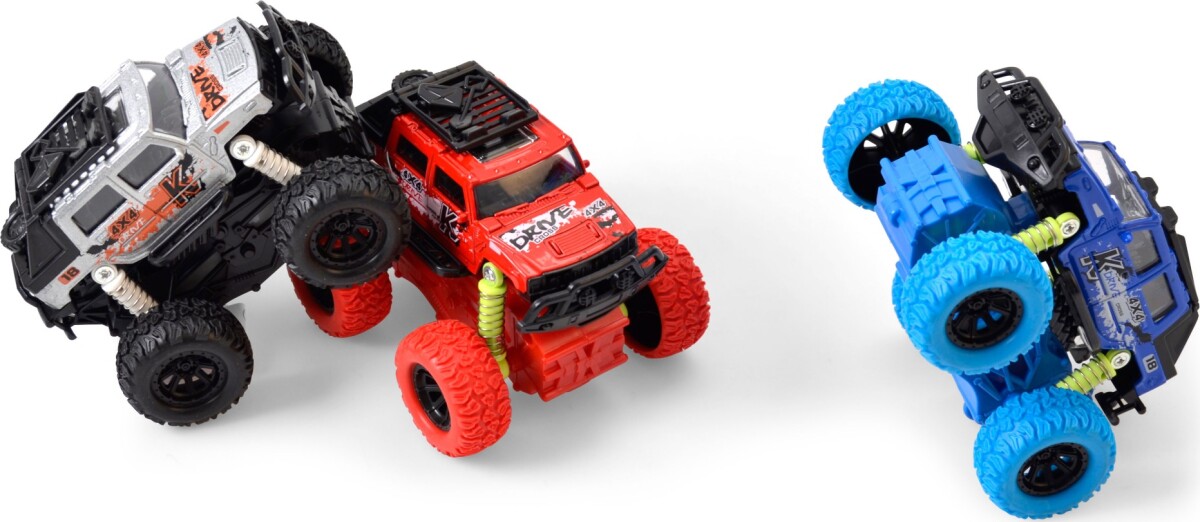 Magni - Monster Truck Friktions Legetøjsbil I Metal - Overraskelse