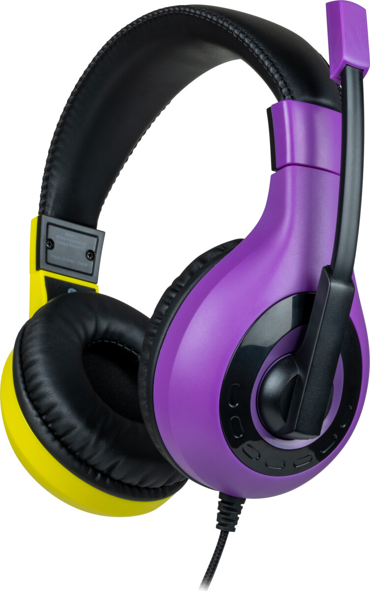 Bigben Interactive Stereo Gaming Headset V1 - Purple Yellow Switch