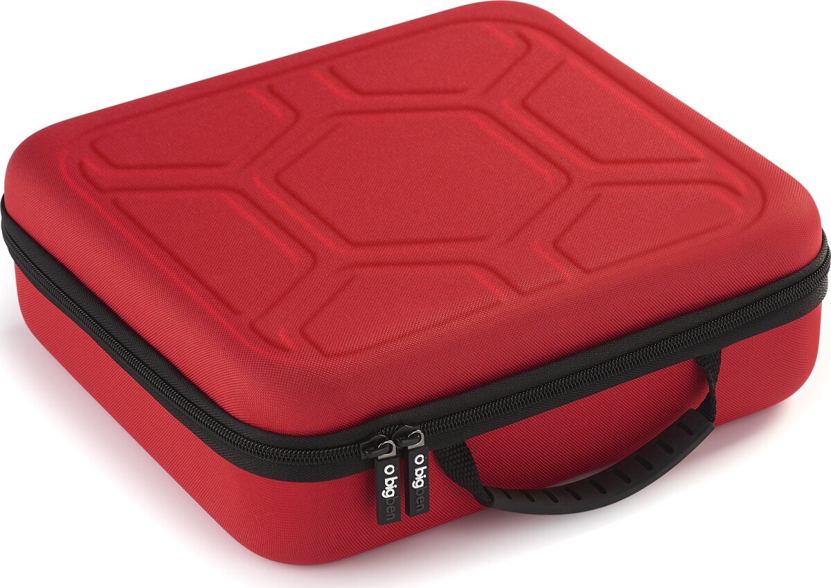 Bigben Storage Case Red Hard Case For Switch Including Docking Station