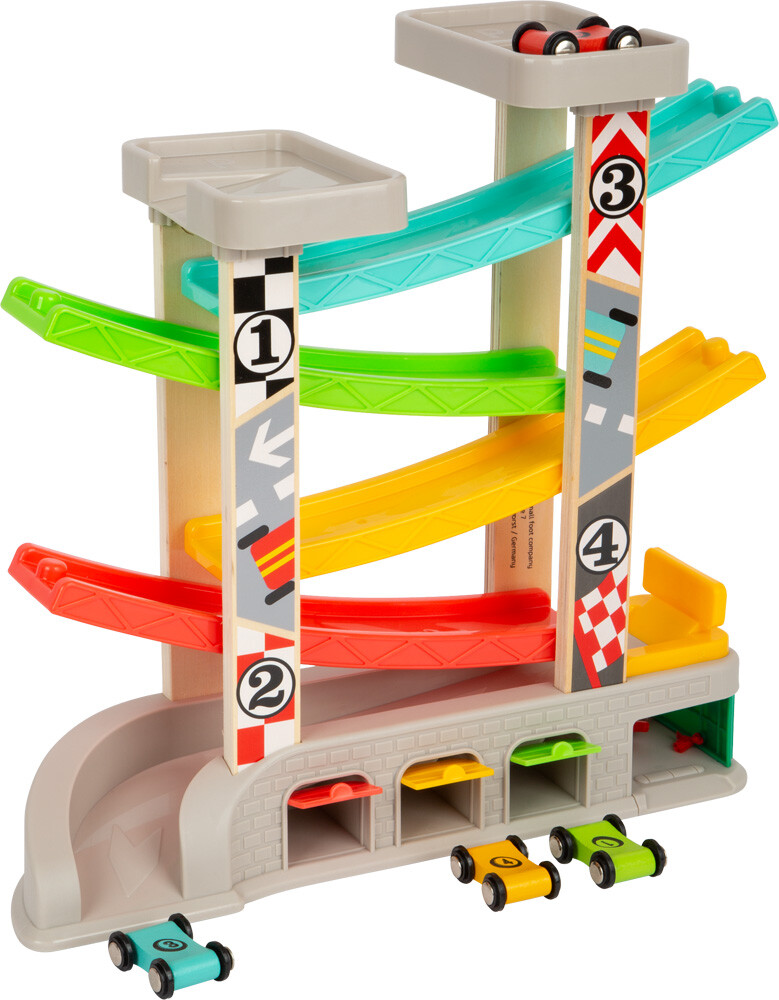 Small Foot - Kuglebane Med Biler Og Garage