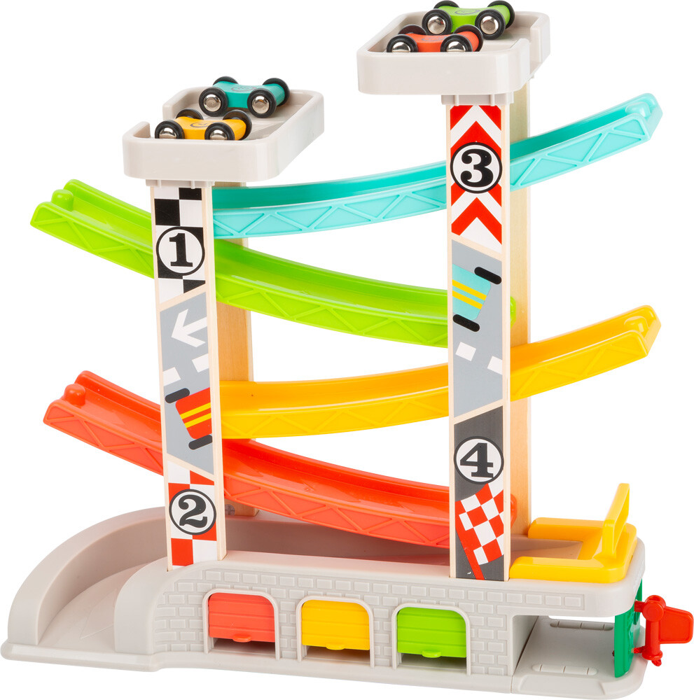 Small Foot - Kuglebane Med Biler Og Garage