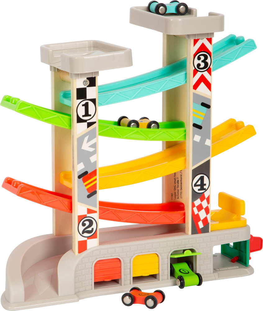 Small Foot - Kuglebane Med Biler Og Garage