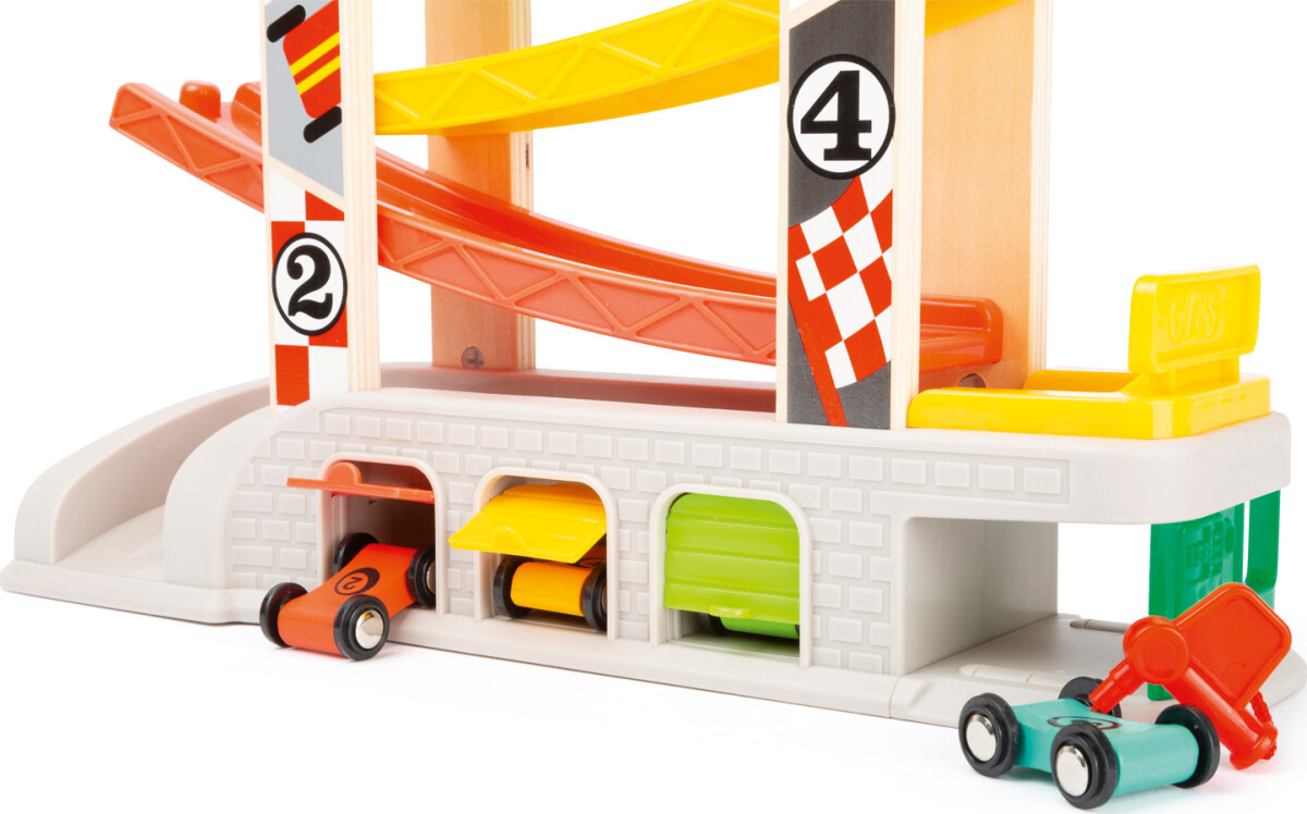 Small Foot - Kuglebane Med Biler Og Garage