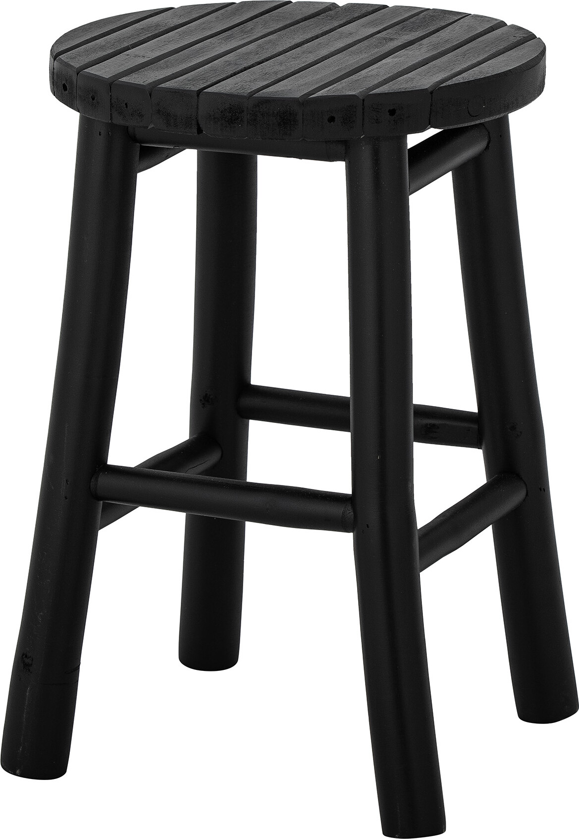 Bloomingville - Bilbo Taburet - Sort - Bambus Træ