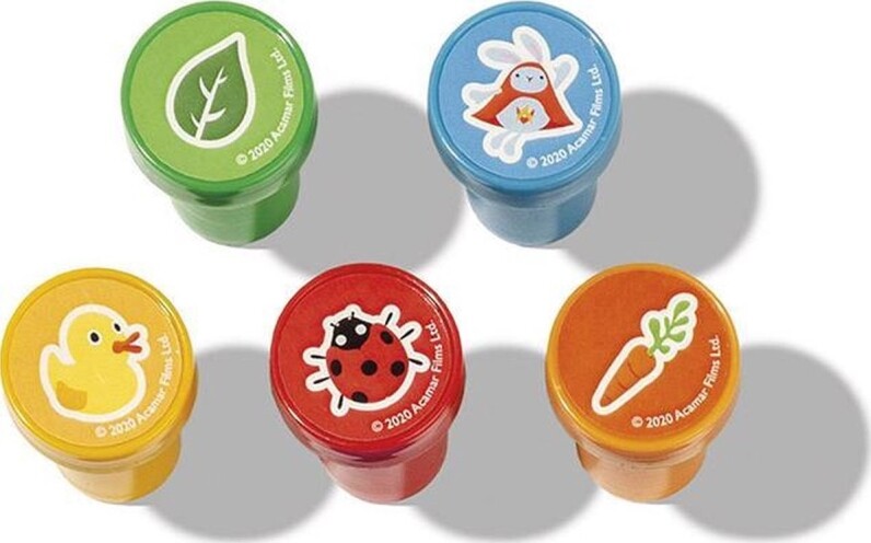 Stempelsæt Til Børn - 5 Stempler Med Tilbehør - Bing Kanin