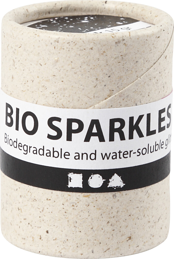 Bio-Glimmer - Bionedbrydeligt - Ø 0 4 Mm - Sort - 10 Gr