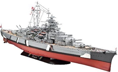 Revell - Bismarck Model Skib Byggesæt - 1 350 - Level 5 - 05040