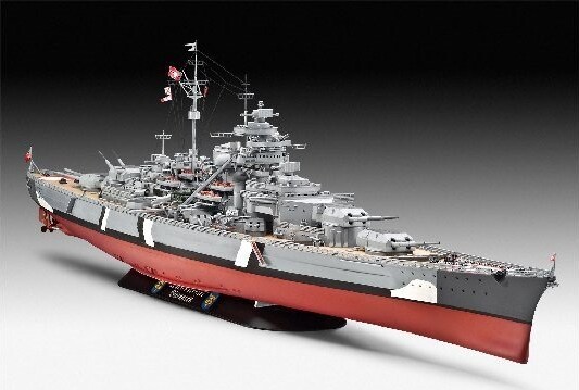 Revell - Bismarck Model Skib Byggesæt - 1 350 - Level 5 - 05040